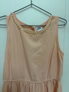 Peach Veromoda Sleeveless Gown