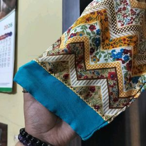 Teal Blue Ethnic gown with jacket