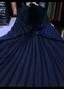 Elegant Pleated Abaya Dress