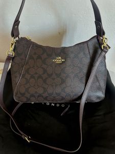 Inspired COACH signature coated canvas  bag
