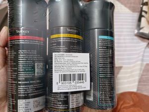 Yardley Gentleman Trio - Body Spray Set