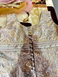 Embellished Sequined Brocade Blouse