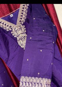 Embellished Purple Kurta