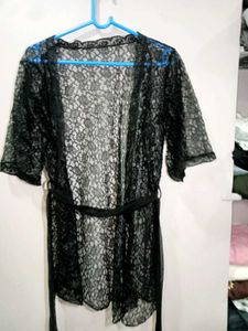 Lace Kimono Cover-Up