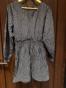 Gingham Check Mini Dress