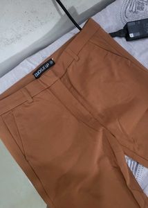 Classic Brown Casual Pants