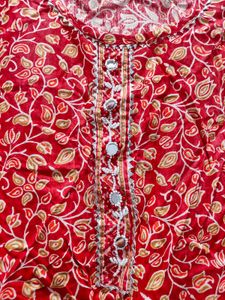 Red Short Kurti