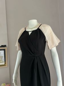 Elegant Black &amp; Cream Dress