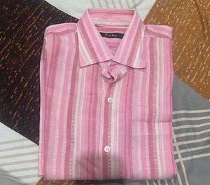 Men's Striped Short Sleeve Shirt