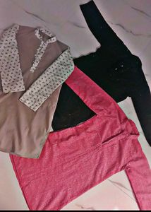 3 Kurta's Set.  .. free delivery 🚚🔥