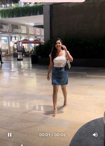 Classic Blue Denim Skirt