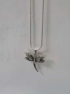 Accessorize Dragonfly Gem Necklace