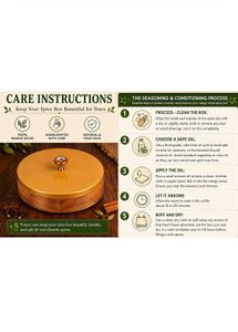 Wooden Masala Box for Kitchen