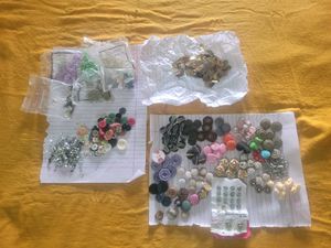 Assorted Buttons & Embellishments