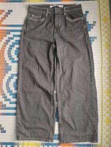 Charcoal baggy jeans