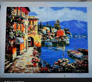 Picturesque Coastal Painting