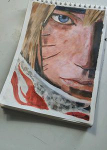 anime painting realistic potrait