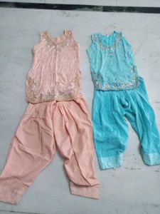 Sisters Combo Two Suits In Different SizeAnd Color