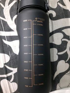 Golden Embossing Motivational Water Bottles 2Liter