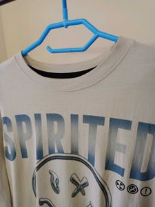 Spirited Smiley Graphic Tee