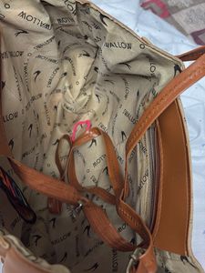Stylish Brown Quilted Handbag