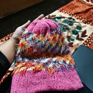 Handmade Knit Beanie Hat