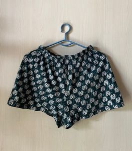 Multicolor Free Size Cotton shorts for girls/women