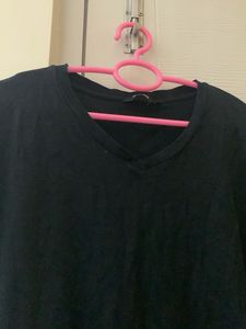 Classic Black V-Neck Tee