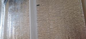 2 Silver insulated covers