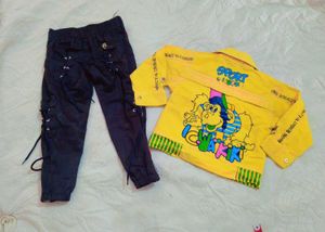Very Cute Mickey Jacket With 0antbo