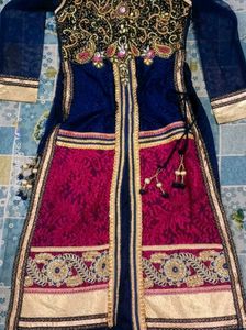 Elegant Embroidered Kurta Set with Palazzo