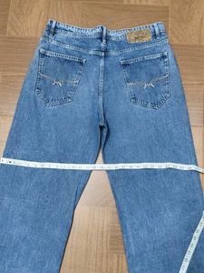 Roadster Mens Wide Leg Blue Denim Jeans