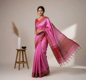 New Without Tag- Elegant Handloom Silk Saree