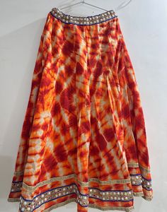 Vibrant Tie-Dye Lehenga Choli Set