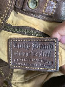 vintage  Brown pure Leather Hobo Bag