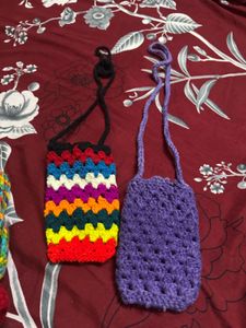 Handmade Crochet Phone Bag/Pouch