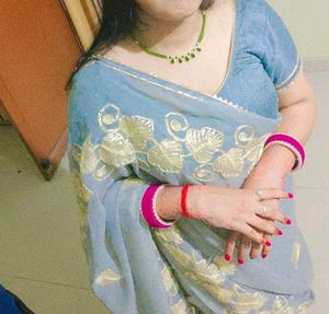 Elegant Blue Saree with Gold Embroidery
