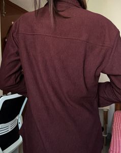 Brown Korean oversized Shirt/jacket