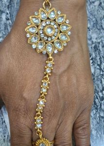 Exquisite Hand Bracelet with Ring