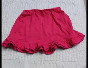 Cute Pink Ruffle Skirt