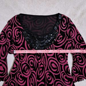 Y2k Vintage Desi Fairycore Chatpata Sequin Top