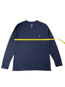 Navy Blue Polo Long Sleeve T-Shirt