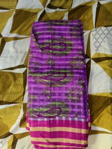 Vibrant Purple Saree