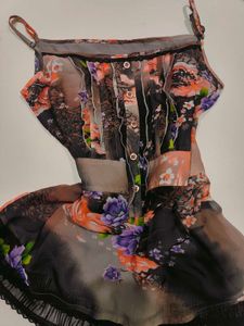 Y2K Flowy Floral Print Camisole Top