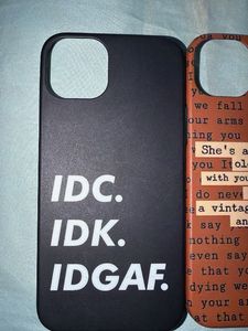 Phone Cases with Text Design(pack of 2)