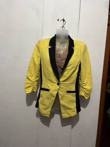 Yellow &amp; Black Blazer