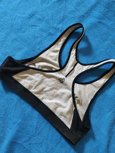 Jockey Grey &amp; Black Sports Bra