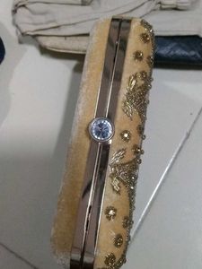 Elegant Embroidered Clutch Bag