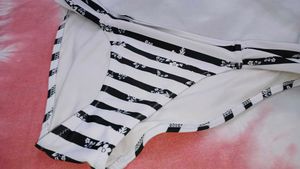 Chic Striped Bikini Bottom
