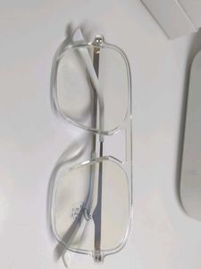 Chrome Hearts Clear Frame Aviator Sunglass